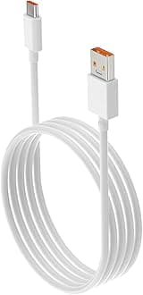 120W for Xiaomi Charger Cable Hypercharge Turbo USB Type C Fast Charging Cable 6A for Xiaomi 14 13 12 13t 12t 12s Pro Lite Redmi Note K70 K60 K50 11 11s 12 plus Poco X6 X5 F4 X4 Gt Black Shark 5 6.6ft