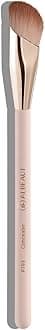 Small Angled Concealer Brush For Under Eye Brightening, Precision Face Makeup Brush (193 concealer brush-Pink)