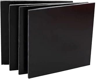 1pcs 0.2~4mm Thick Black Glassfibre Template Board Sheet G10 Epoxy Glass Fiber FR4 Fibreglass Plate 3D For Antistatic (Size : 200MM x 200MM, Color : 4mm)