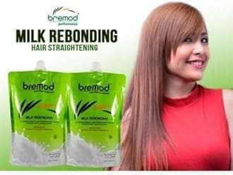 Bremod Hair Milk Rebonding Set (A + B) Straightening & Neutralizing Long Lasting Effect