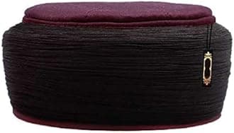 NDA Imama Headwear for Men's Headwear Pagri Scarf for Muslim Men's Long Scarfs for prayer Imam Safa | Caps/Hat not included (5-Meters, Black)