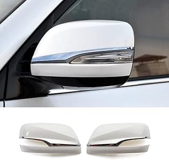 RONGSEN for Lexus LX570 LX450d 2012-2022 2020 2019 2018 2017 Rearview Mirror Cover Replacement LX 570 Exterior Upgraded Decoration Modification Accessories (Pearl White)