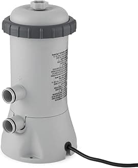 INTEX C530 Krystal Clear Cartridge Filter Pump for Above Ground Pools: 530 GPH Pump Flow Rate – Improved Circulation and Filtration – Easy Installation – Improved Water Clarity – Easy-to-Clean