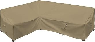 Heavy Duty Outdoor Sectional Couch Covers, 83"X104" Waterproof 600D Patio Sectional Sofa Cover, L-Shaped Lawn Patio Furniture Cover, Left Facing