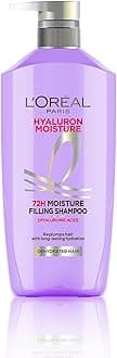 - Hyaluron Moisture 72Hr Filling Shampoo With Hyaluronic Acid, For Frizz-Free, Hydrated And Bouncy Hair Full Of Life | 800 Ml