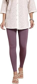 TWIN BIRDS Tailored Cut & Classic Fit Stretchable Viscose Elasthane Fabric Ankle Length Leggings for Women