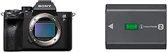 Sony Alpha 7R iv Full Frame Mirrorless Camera, ILCE-7RM4A with Extra NP-FZ100 Rechargeable Battery Pack