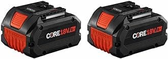 BOSCH GBA18V80-2PK 18V CORE18V® Lithium-Ion 8 Ah High Power Battery, 2-Pack