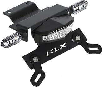 LED Brake Tail Light LED Indicator Turn Signal Blinker Compatible with KLX230 KLX230R KLX230SM KLX230SE KLX230S 2020-2024, Tail Tidy License Plate Holder Fender Eliminator (Clear)