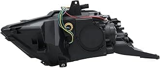 PENSUN Headlights Compatible with 2014 2015 2016 2017 2018 2019 2020 Chevy Impala Headlamps Repalcement Halogen Black Housing Clear Lens, Passenger and Driver Side