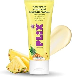 Pineapple Advanced Depigmentation Dewy Sunscreen SPF 50 PA+Reduces Pigmentation, Hydrates Skin 50g