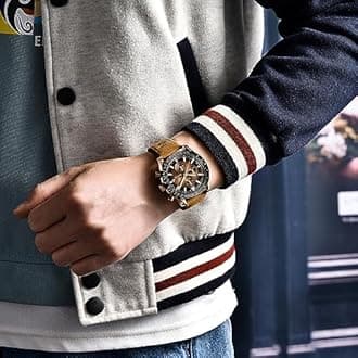 BY BENYAR Chronograph Men's Watch (Black Dial Black Colored Strap)