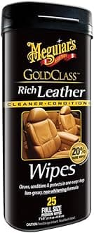 Meguiars Gold Class Rich Leather Wipes