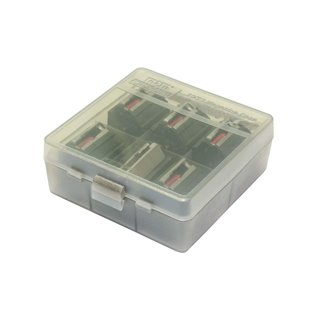 TMC1022 Tactical Magazine Case 10/22 Rotary Magazine Case, Stackable, Clear Smoke, USA Made