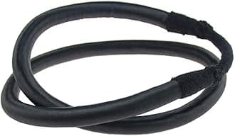 Adult Men Arab Head Scarf Keffiyeh Middle East Desert Shemagh Wrap Muslim Headwear Arabian Costume Accessories (Black Headband), 55"