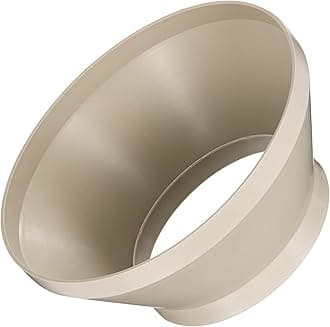 PATIKIL 12" to 8" Duct Reducer Connector, Heating Cooling Ventilation Tube Fire-Resistant Increaser Adapter Pipe Fitting for Vent System