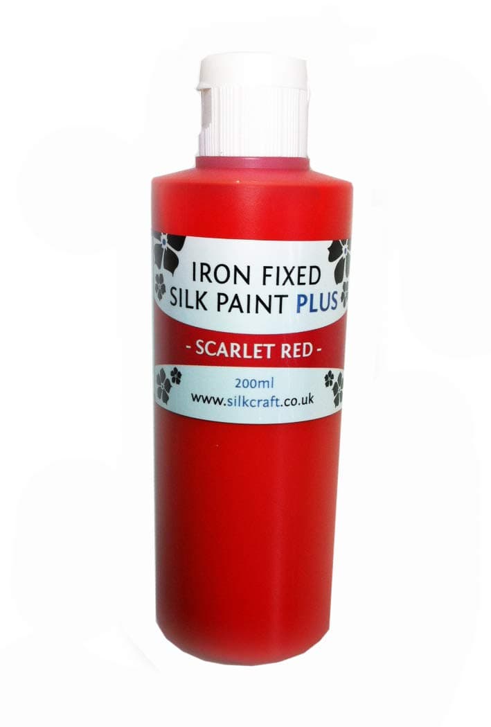 Silkcraft Plus Silk Paint 200ml - Scarlet Red