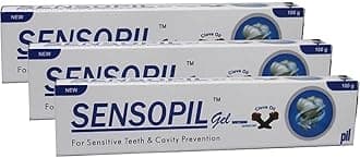 sensopil Gel Whitening Toothpaste With Clove Oil 100 Gm Pack Of 3