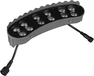 Gardencoin Outdoor Landscape Lights for Trees, Round Tree Lighting,12W 1680 lumens, DC 24V Low Voltage Landscape Lights (1 Piece for Expanding)