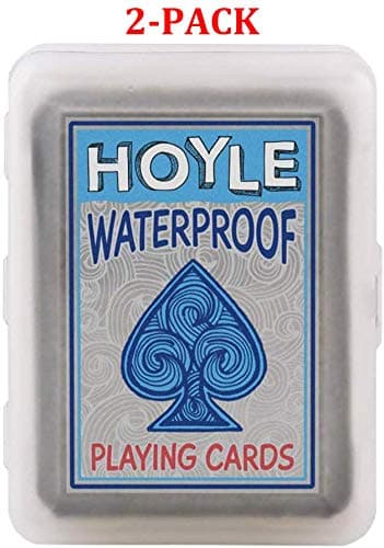 Hoyle Waterproof Clear Playing Cards (2-Pack)