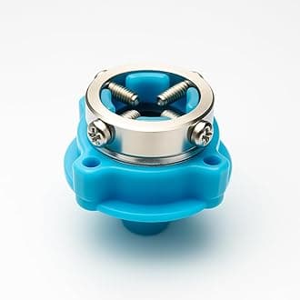 MGS Faucet Tap Adapter for Washing Machine Inlet Hose Pipe | Universal Screw Type Connector | Leakage-Proof Fit (Blue, Pack of 1)