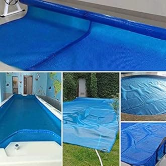 Bubble Summer Solar Pool Cover, Rectangle Heating Blanket Heavy Duty Tarpaulin with Grommets, for Inflatable Swimming Pools, In-Ground Pools (Size : 1.5m×2m(5ft×6ft))