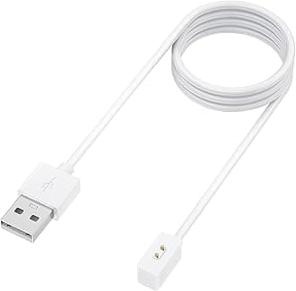 E Charger for Xiaomi Redmi Watch 3 Active, Magnetic Charger with USB for Redmi Watch 3 Active Charging Cabl (White)