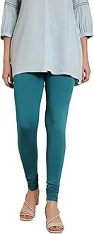 TWIN BIRDS Tailored Cut & Classic Fit Viscose Elastane Fabric Churidar Leggings for Women