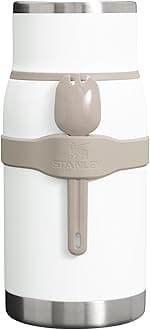 STANLEY Adventure To-Go Food Jar | Vacuum Insulated Food Container | Wide Mouth Screw On Lid | Packable for Travel | Stainless Steel with Leakproof Lid | BPA-Free