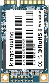 2TB 1TB 512GB 256GB 128GB mSATA SSD Mini SATA III 6Gb/s Internal Solid State Drive, 3D NAND, Compatible with Ultrabook Desktop PC Laptop (128, GB)