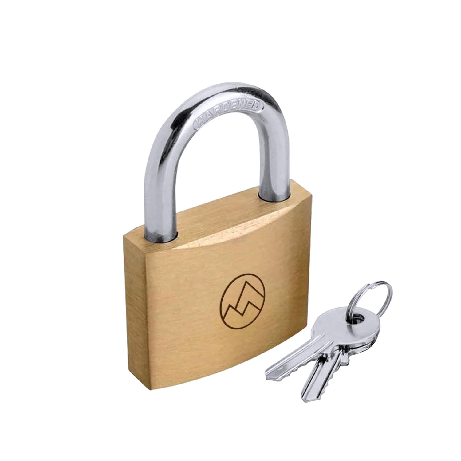 Mountain Series BP150A-60 Solid Brass Padlocks with Same Key, Home Improvement Door Lock, Weatherproof TSA Locks for Luggage, with 3 Master Locks, Wide Keyed Alike, 1 ½”