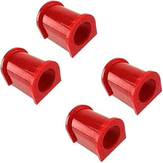 Front and Rear Side Red Suspension Bushing Bar Sway Bushings Stabilizer for Land Rover for Discovery 1999-2004