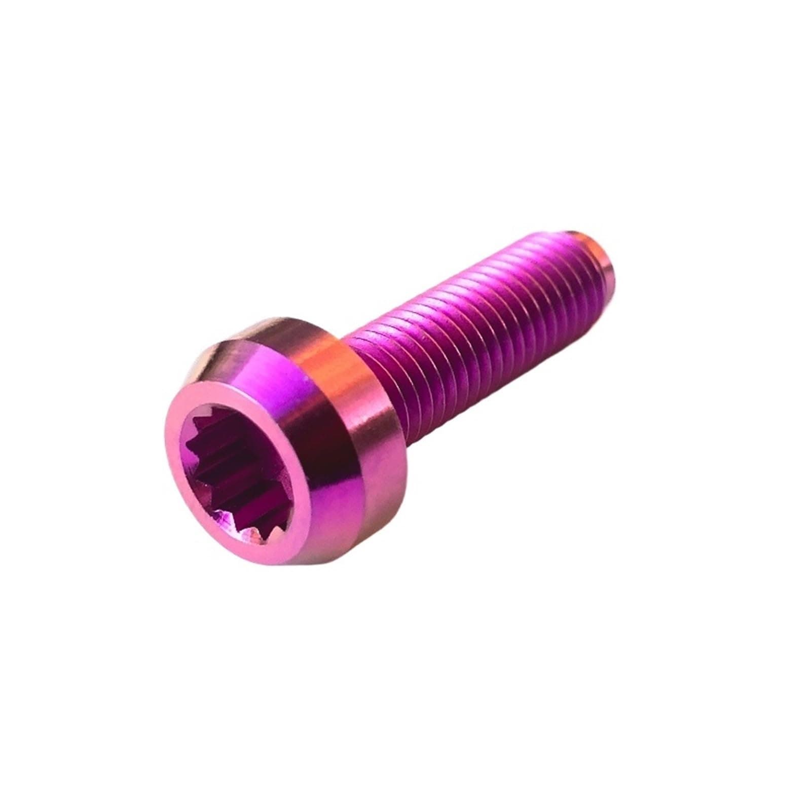 Compatible With 6Pcs Titanium BBS Split Rim Bolts M7*24 Mm 12 Point Hea D Screw Ti6Al4V Two-Piece Three Pieces Wheel Hub Ti Fastener(Puple,M7x32)