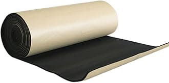 Sourcingmap 197mil 5mm 53.35sqft Car Heat Sound Deadening Deadener Insulation Cotton Mat 197"x39"