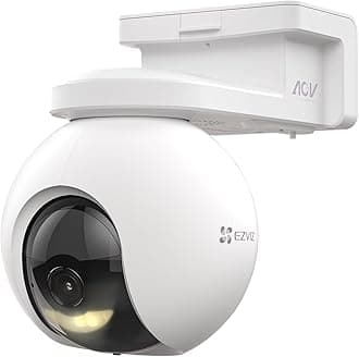 4K Solar Camera Outdoor Wireless, AOV Tech Low Energy Consumption, Colour Night Vision, Auto Tracking, Human Vehicle Detection, Two Way Audio, Sound Light Siren, Solar Panel Compatible, CB8 Pro