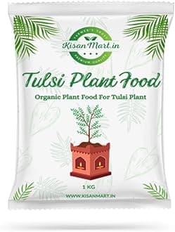 Kisanmart Tulsi Plant Food 3 Kg - Ultimate Tulsi Food Fertilizer to Boost Blooms, Enhance Color & Strengthen Roots