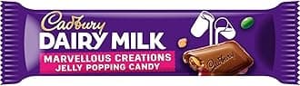 Dairy Milk Marvellous Creations Jelly Popping Candy Bar 47g Delicious Tasty And Twisty Treat Gift Hamper For Birthday,Easter For All Occasions (3)