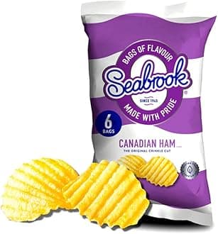 VSTARChips Crisps Bags Collections - Deliciously light & Crispy Chips Bags (Canadian Ham (6 x 25g)), Pack of 1