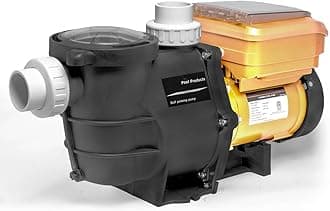 XtremepowerUS 1.5HP High Flow Variable Speed Pool Pump Intelligent Control Panel Swimming Pool Pump Inground with 2" Inch Fitting Adapter Slip-On Set, 230V
