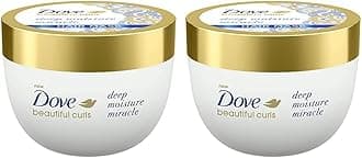 Dove Beautiful Curls Deep Moisture Miracle Floral Fragrance Hair Mask For Curly Hair 300 Millilitre (Pack of 2)