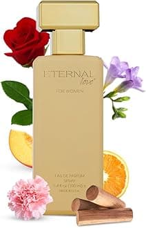 for Women - Long Lasting Eau de Parfum Spray - Premium Floral Fragrance with Peach & Sandalwood - Soft Feminine Scent - 3.4oz