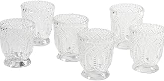 Koyal WholesaleVintage Glass Candle Holder (Pack of 6), 3 x 2.75