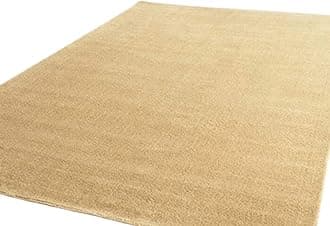 ZARACARPETS Solid Plain Exported Quality Hand Made Carpets and Rug Size 5 Feet by 8 Feet (5x8 feet) Gold