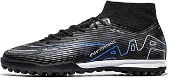 Men's Soccer Shoes Football Cleats High-Tops Lace-Up Non-Slip Spikes Indoor Outdoor Sports Athletic Baseball Lacrosse Sneaker