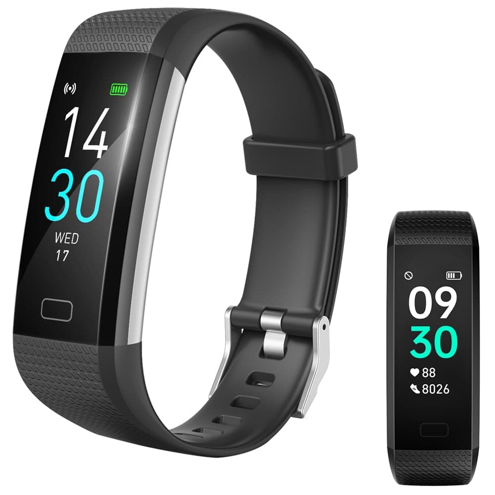 Jawploy S5 Fitness Tracker (Black - Medium Screen)