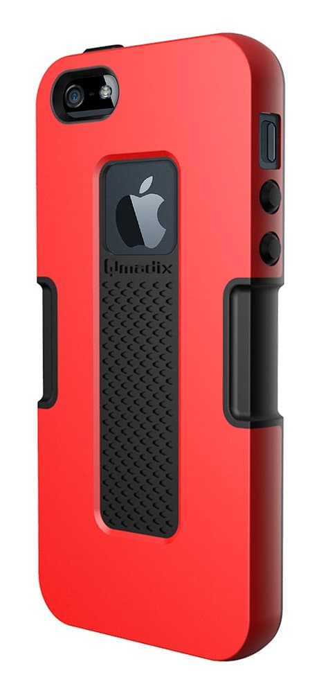 Qmadix Legacy Case for iPhone 5/5s - Retail Packaging - Red