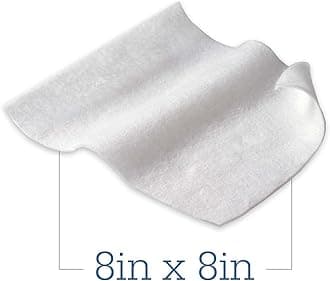 Sage Comfort Bath® Cleansing Washcloths - 44 Packages, 352 cloths - No rinse bathing wipes, ultra-soft and thick heavyweight cloth, light fragrance