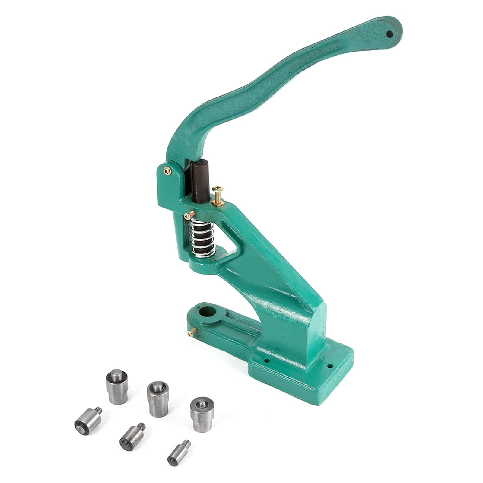 Rivet Press Machine, Eyelets and Punch Machine Hand Press Grommet and Rivet Machine Practical Multi Purpose Hole Punch Set, for Leather Fabric Belt Clothes Shoes Handbag Grommets