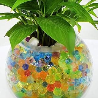 GNR Crystal Soil Water Balls Rubber Jelly Beads Growing Orbezz - Pack of 25,000 Pcs | 250 Grams (Multicolor)