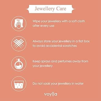 VOYLLA Women's Oxidise Plating Brass Mandala Half Moon Design Long Tassels Earrings (Silver)